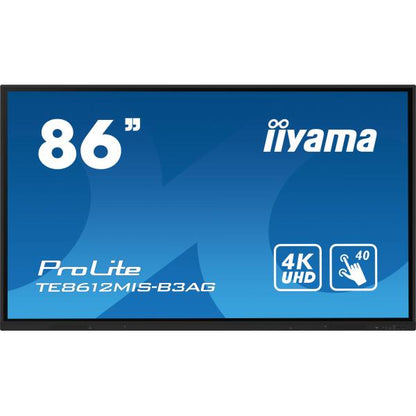 Iiyama ProLite 86 inch - 4K Ultra HD Interactive Display - 3840x2160 [TE8612MIS-B3AG]