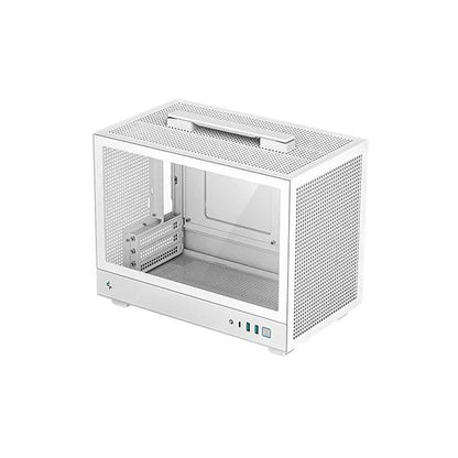 DEEPCOOL CASE MINI ITX CH160 BLANCO ultraportátil y alto flujo de aire [R-CH160-WHNGI0-G-1] 