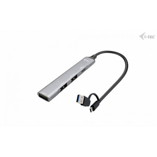 i-tec USB-C/USB-A Metal HUB 1x USB 3.0 + 3x USB 2.0 [CAHUBMETALMINI4]