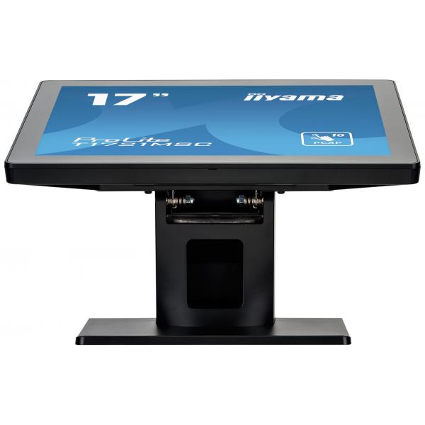 iiyama ProLite T1721MSC-B2 Monitor PC 43,2 cm (17") 1280 x 1024 Pixel SXGA LED Touch screen Da tavolo Nero [T1721MSC-B2]