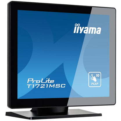 iiyama ProLite T1721MSC-B2 Monitor PC 43,2 cm (17") 1280 x 1024 Pixel SXGA LED Touch screen Da tavolo Nero [T1721MSC-B2]