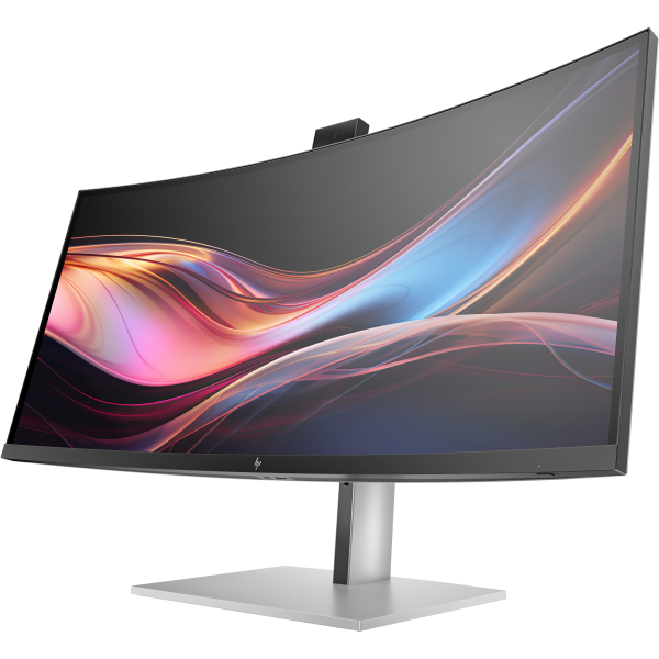 Hp Series 7 Pro (734pm) - 34 inch - Curved - UltraWide Quad HD IPS Black LED Monitor - Thunderbolt 4 - HAS / RJ45 / USB-C / Webcam [8K157AA#ABB]