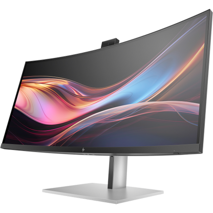 Hp Series 7 Pro (734pm) - 34 inch - Curved - UltraWide Quad HD IPS Black LED Monitor - Thunderbolt 4 - HAS / RJ45 / USB-C / Webcam [8K157AA#ABB]