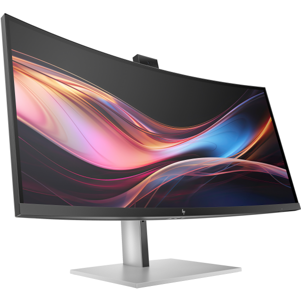 Hp Series 7 Pro (734pm) - 34 inch - Curved - UltraWide Quad HD IPS Black LED Monitor - Thunderbolt 4 - HAS / RJ45 / USB-C / Webcam [8K157AA#ABB]