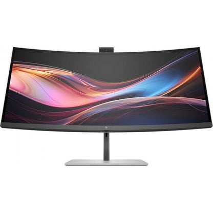 Hp Series 7 Pro (734pm) - 34 inch - Curved - UltraWide Quad HD IPS Black LED Monitor - Thunderbolt 4 - HAS / RJ45 / USB-C / Webcam [8K157AA#ABB]