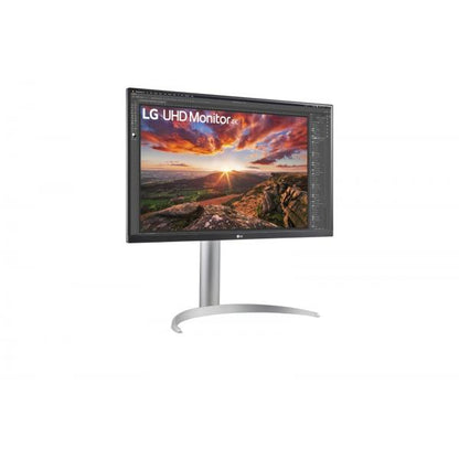 LG MONITOR 27 LED IPS 16:9 3840 x 2160 HDR400 5ms 400 CDM, PIVOT, USB-C DOCK, DP/HDMI, MULTIMEDIAL [27UP85NP-W]