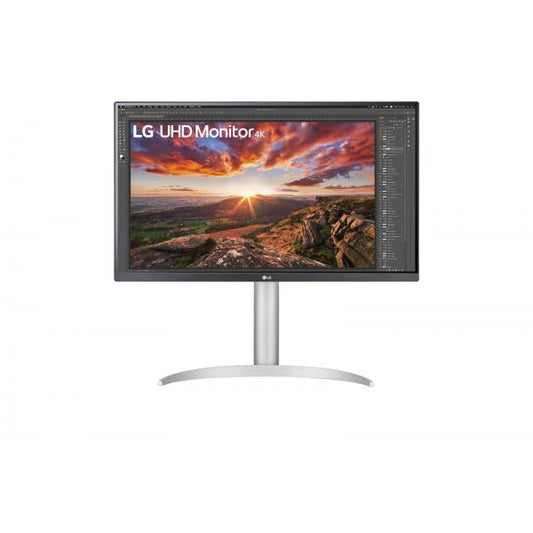 MONITOR LG 27 LED IPS 16:9 3840 x 2160 HDR400 5ms 400 CDM, PIVOTE, DOCK USB-C, DP/HDMI, MULTIMEDIAL [27UP85NP-W]