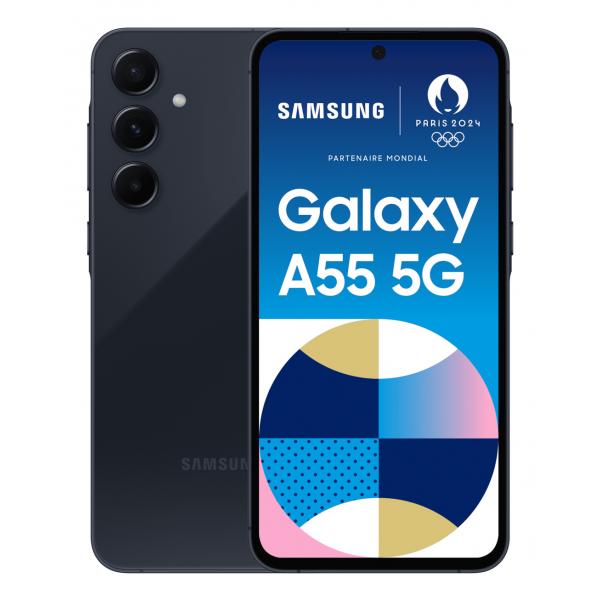 Samsung Galaxy A55 5G 16,8 cm (6.6") Dual SIM ibrida USB tipo-C 8 GB 128 GB 5000 mAh Blu marino [SM-A556BZKAEEE]