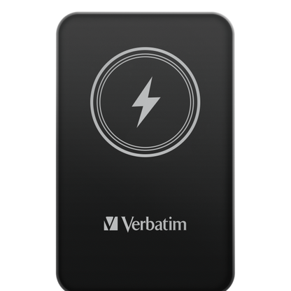 Verbatim Charge 'n' Go Polimeri di litio (LiPo) 5000 mAh Carica wireless Nero [32240]