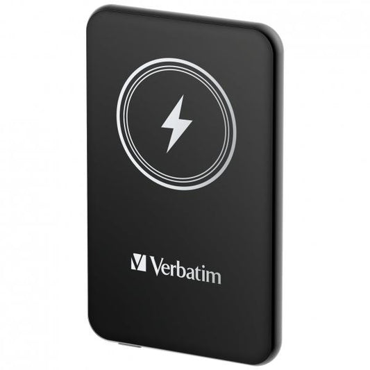 Verbatim Charge 'n' Go Polimeri di litio (LiPo) 5000 mAh Carica wireless Nero [32240]