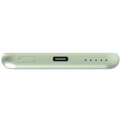 VERBATIM POWER BANK WIRELESS MAGNETICO 5000 mAh VERDE [32241]