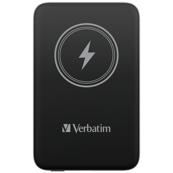 Verbatim Charge 'n' Go Polimeri di litio (LiPo) 10000 mAh Carica wireless Nero [32245]