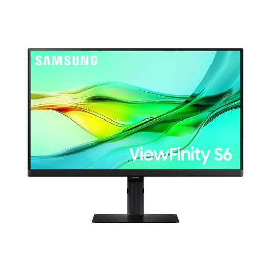 Samsung ViewFinity S6 - 24 inch - Quad HD IPS LED Monitor - 2560x1440 - 100Hz - Pivot / HAS / RJ45 / USB-C [LS24D600UAUXEN]