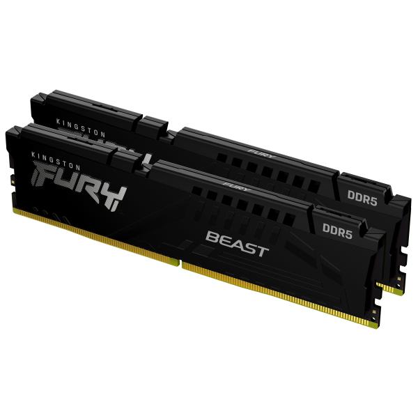 KINGSTON RAM FURY BEAST BLACK XMP DIMMDDR5 32GB(2X16GB) 6000MT/S CL30 [KF560C30BBK2-32]