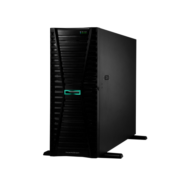 HPE SERVER PROLIANT ML350 GEN11 4510 12-CORE 64GB-R MR408I-O 8SFF 2X960GB SSD 2X1000W RPS EU SERVER [P71671-425]