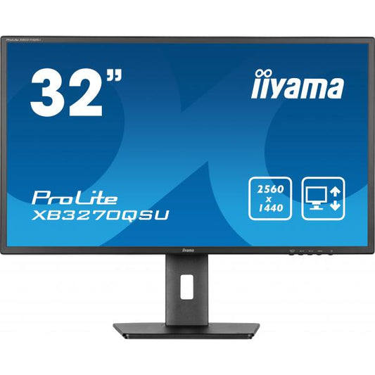 iiyama ProLite XB3270QSU-B1 Monitor para PC 81,3 cm (32") 2560 x 1440 Pixeles Ancho Quad HD LED Negro [XB3270QSU-B1] 