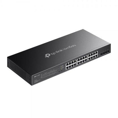 TP-Link - SG2428LP - Omada 28-Port Gigabit Smart Switch with 16-Port PoE+, 24 Gigabit Ports (16PoE+ and 8 Non-PoE), 4 Gigabit SFP Slots, 16 802.3at/af, 150 W PoE Power, 1U 19-inch Rack- [SG2428LP]