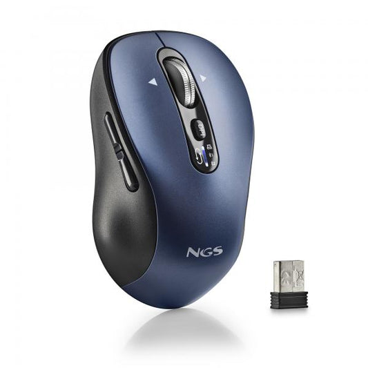 NGS MOUSE CONNESSIONE 2,4 GHz + BLUETOOTH 5.1, 6 PULSANTI, RIC USB C [INFINITY-RB]