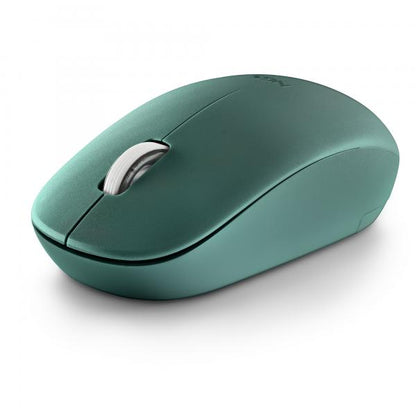 NGS MOUSE WIRELESS 2.4 GHZ,CON ROTELLA, SILENZIOSO, USB NANO, VERDE [FOGPROGREEN]