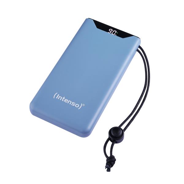 INTENSO POWER BANK F10000, PD, QUALCOMM QUICK CHARGE 3.0, DIGITAL PERCENTAGE DISPLAY, BLUE [7332035]