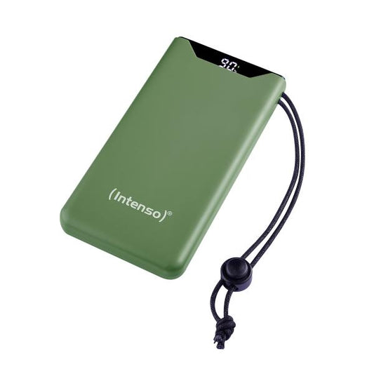 INTENSO POWER BANK F10000, PD, QUALCOMM QUICK CHARGE 3.0, DIGITAL PERCENTAGE DISPLAY, VERDE [7332037]