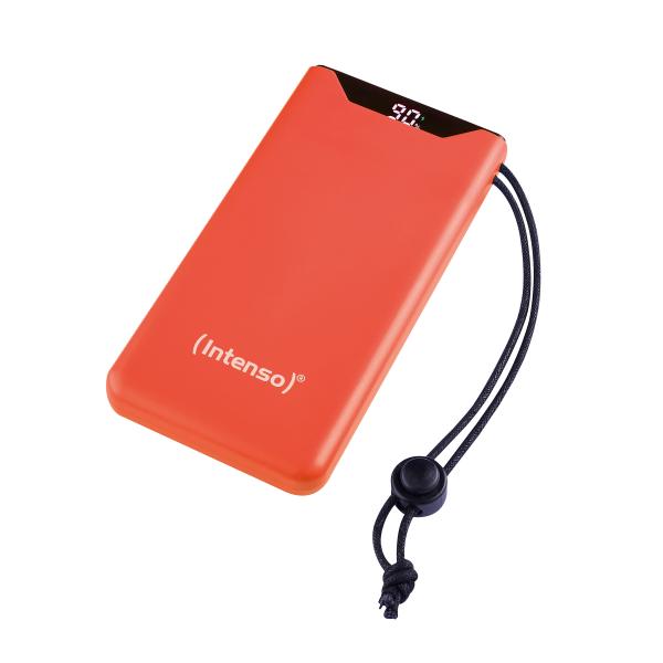 INTENSO POWER BANK F10000, PD, QUALCOMM QUICK CHARGE 3.0, DIGITAL PERCENTAGE DISPLAY, ARANCIO [7332038]