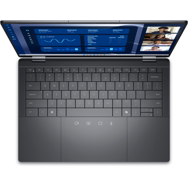 DELL Latitude 9450 2-in-1 Intel Core Ultra 7 165U Ibrido (2 in 1) 35,6 cm (14") Touch screen Quad HD+ 32 GB LPDDR5x-SDRAM 1 TB SSD Wi-Fi 7 (802.11be) Windows 11 Pro Nero [YYV34]