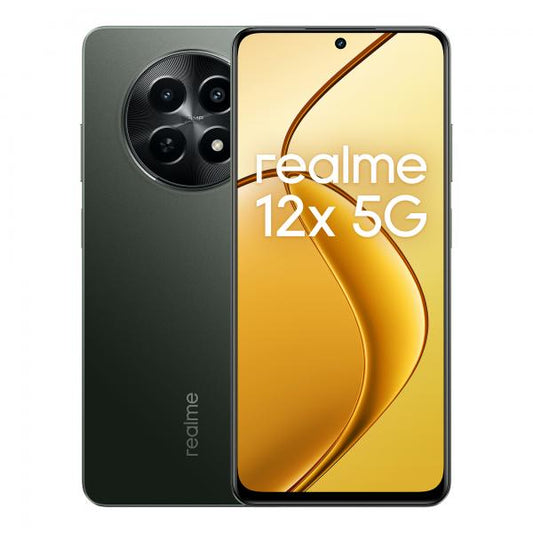 realme 12x 16,9 cm (6.67") Doppia SIM Android 14 5G USB tipo-C 8 GB 256 GB 5000 mAh Nero [0114880300]