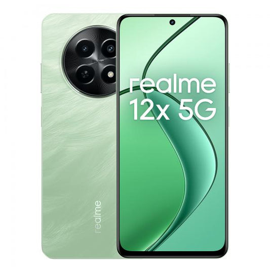 realme 12x 16,9 cm (6.67") SIM dual Android 14 5G USB tipo C 8 GB 256 GB 5000 mAh Verde [0114870300] 