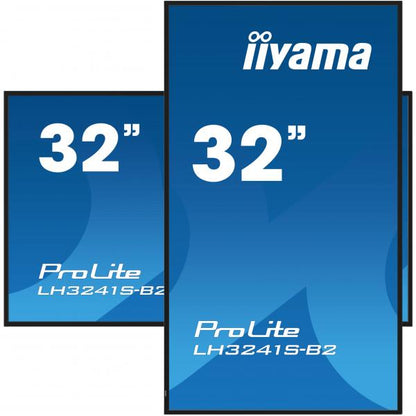 iiyama LH3241S-B2 display de mensajes Diseño quiosco 80 cm (31.5") LED 350 cd/m Full HD Negro 24/7 [LH3241S-B2] 