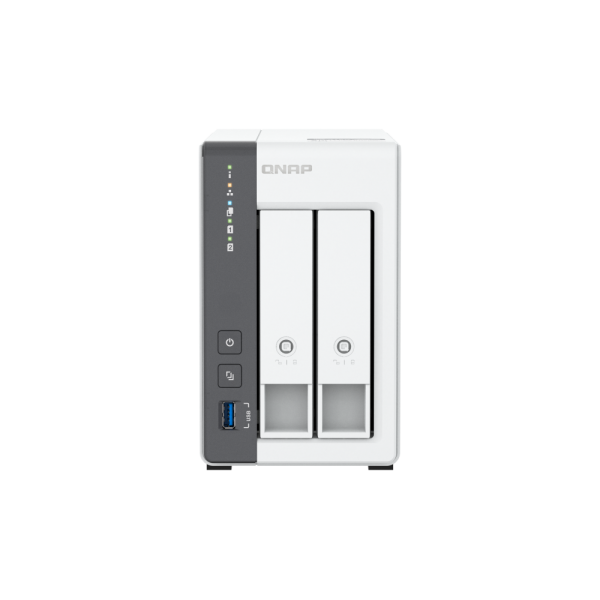 QNAP NAS TS-216G, 2-BAY ARM 4C 2.0GHZ , 2 X SATA 6GB/S 3.5"/2.5", 4GB RAM ON-BOARD, 1 X GBE, 1 X 2.5 [TS-216G]