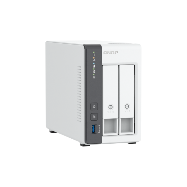 QNAP TS-216G server NAS e di archiviazione Tower Collegamento ethernet LAN Bianco Cortex-A55 [TS-216G]