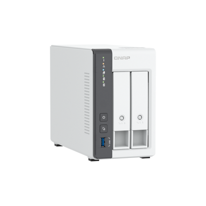 QNAP TS-216G server NAS e di archiviazione Tower Collegamento ethernet LAN Bianco Cortex-A55 [TS-216G]