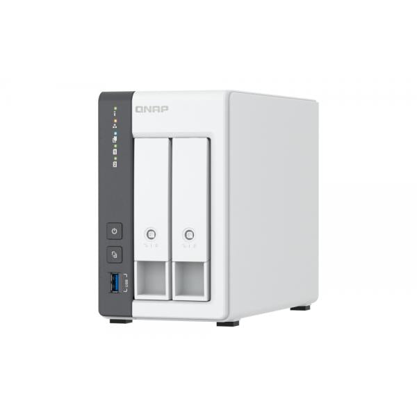 QNAP TS-216G server NAS e di archiviazione Tower Collegamento ethernet LAN Bianco Cortex-A55 [TS-216G]