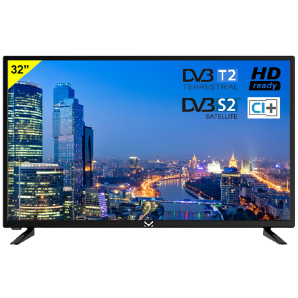 Nuevo Majestic TVD 232 S2 LED V6 81,3 cm (32") HD Negro 180 cd/m [111232V6]