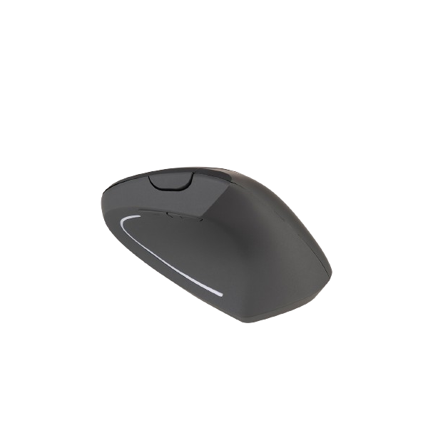 TUCANO MOUSE VERTICALE ERGONOMICO WIRELESS RICARICABILE,6 TASTI, NERO [MA-WMV-BK]