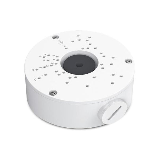 TP-Link - VIGI Network Camera Junction Box SPEC?Aluminum Alloy?364g??125  130.47  45.7 mm (4.92  5.14  1.80 in) FEATURE?Practical Design for Hiding Cables?Aluminum Build with Waterproo [VJB-300]