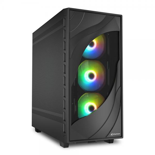 CAJA SHARKOON ATX REBEL C80M MESH RGB [C80M RGB]