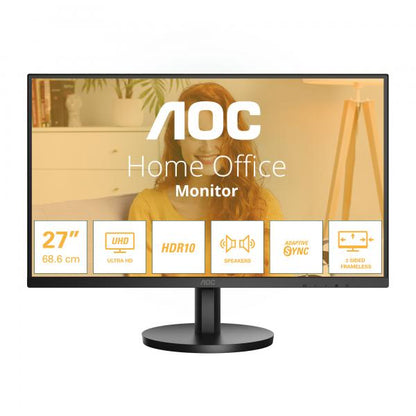 AOC MONITOR 27 LED IPS 16:9 4K UHD 4MS 350 CDM, DP/HDMI, MULTIMEDIALE [U27B3A]