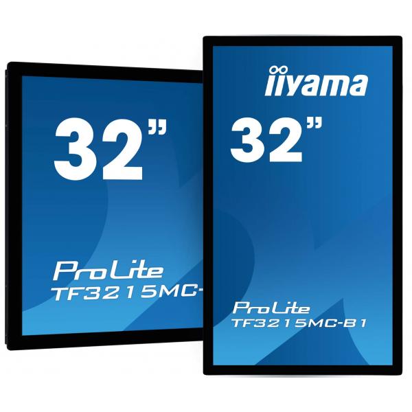 iiyama ProLite TF3215MC-B2 Monitor de PC 81,3 cm (32") 1920 x 1080 Pixeles Full HD LED Pantalla táctil Kiosco Negro [TF3215MC-B2] 