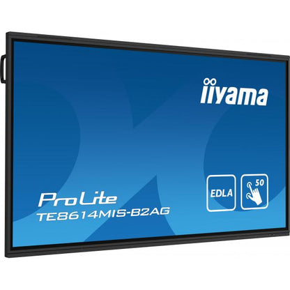 iiyama PROLITE TE8614MIS-B2AG Pannello piatto per segnaletica digitale 2,18 m (86") LCD Wi-Fi 435 cd/m 4K Ultra HD Nero Touch screen Processore integrato Android 24/7 [TE8614MIS-B2AG]