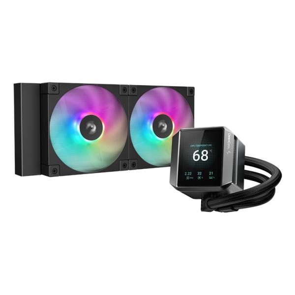 DEEPCOOL RAFF. LIQUIDO MYSTIQUE 240 ARGB TFT 2.8'' R-LX550-BKADSNC-G-1 [R-LX550-BKADSNC-G-1]