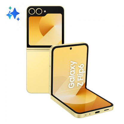 Samsung Galaxy Z Flip6 Smartphone AI, 512GB, RAM 12GB, Display 3,4" SAMOLED/6,7" Dynamic AMOLED 2X, Yellow [SM-F741BZYHEUE]