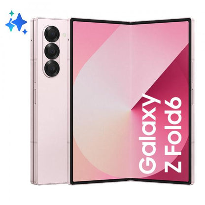 Samsung Galaxy Z Fold6 Smartphone AI, 512GB, RAM 12GB, Display 6,3"/7,6" Dynamic AMOLED 2X, Pink [SM-F956BLICEUE]