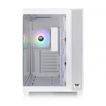 THERMALTAKE CASE M.TOWER VIEW 380TG ARGB SNOW TG 4xARGB Fan [CA-1Z2-00M6WN-00]