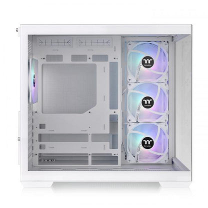 THERMALTAKE CASE M.TOWER VIEW 380TG ARGB SNOW TG 4xARGB Fan [CA-1Z2-00M6WN-00]