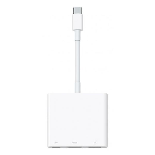 APPLE ADATTATORE MULTIPORTA DA USB C AD AV DIGITALE BIANCO [MW5M3ZM/A]