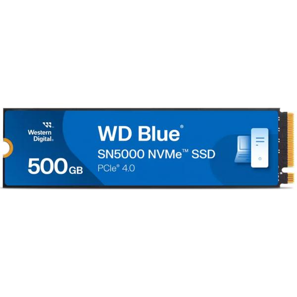 Western Digital Blue SN5000 500 GB M.2 PCI Express 4.0 NVMe 3D TLC NAND [WDS500G4B0E]