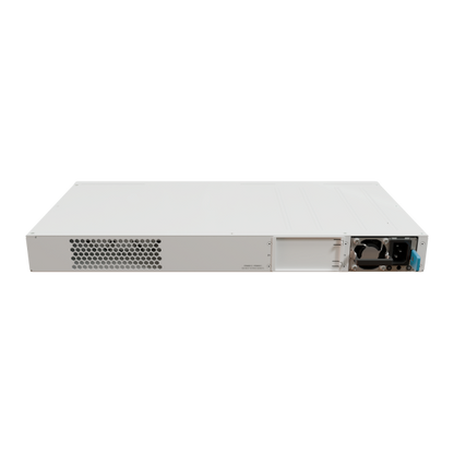 MikroTik, CRS320-8P-8B-4S+RM, Cloud Router Switch 320-8P-8B-4S+RM with dual-core 800 MHz CPU, 256 MB RAM, 98DX226S switch chip, 17 x Gigabit Eth ports (8 x 802.3af/at, 8 x 802.3bt PoE-out), [CRS320-8P-8B-4S+RM]