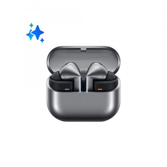 Samsung Galaxy Buds3 Pro Auricolari AI in-ear True Wireless, Speaker a 2 vie, Audio Hi-Fi, Impermeabilità IP57, Silver [SM-R630NZAAITV]